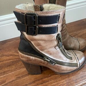 Freebird by Steven Tan and Black Ankle Boots